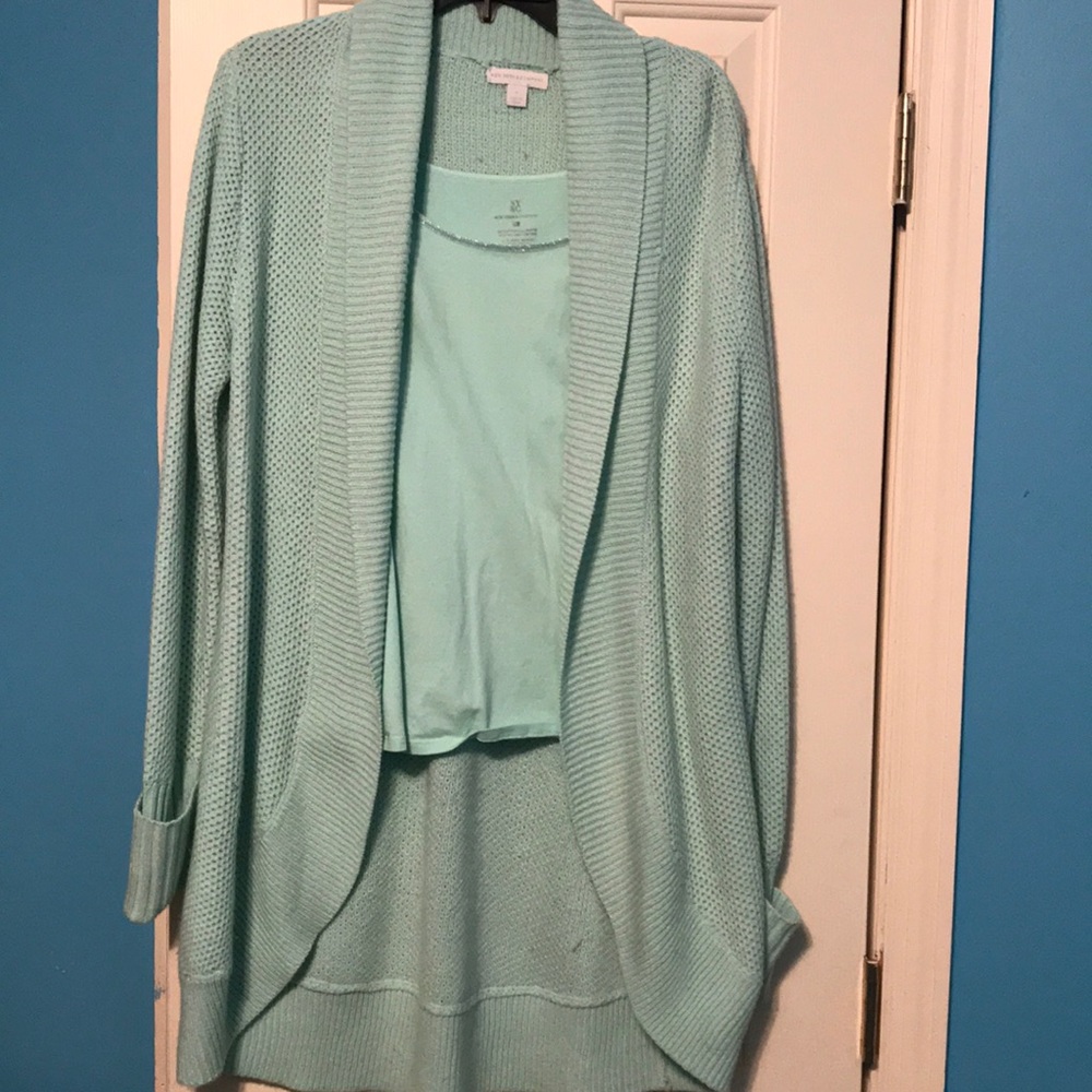 Cardigan/tank!